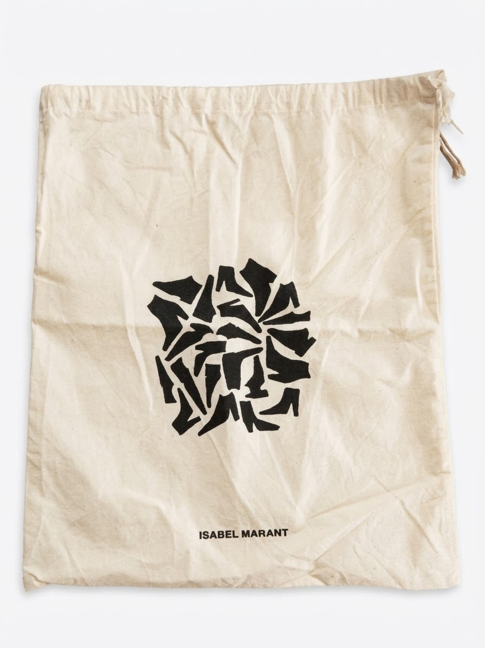 Isabel Marant Cream Drawstring Dust Bag